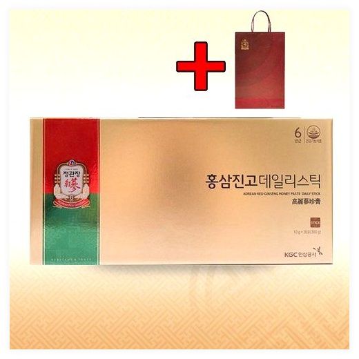 정관장 홍삼진고 데일리스틱 선물세트 30포, 30회분, 1박스 이미지