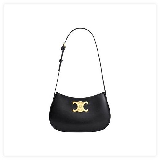 [정품아닐시3배보상] 셀린느 카프스킨 미디움 틸리 백 블랙 Celine Medium Tilly Bag in Shiny Calfskin Black, [정품아닐시3배보상... 이미지