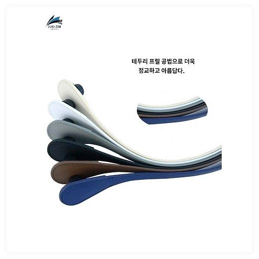 짧은 스트랩 가죽 홀드 숄더 슬림 핸드 손잡이 가방부자재, [20] khaki..., 1개 이미지