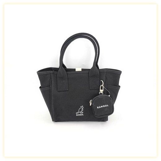 [캉골] 럭키 캔버스 토트백 Ⅱ 3952 블랙, BLACK, 없음 이미지