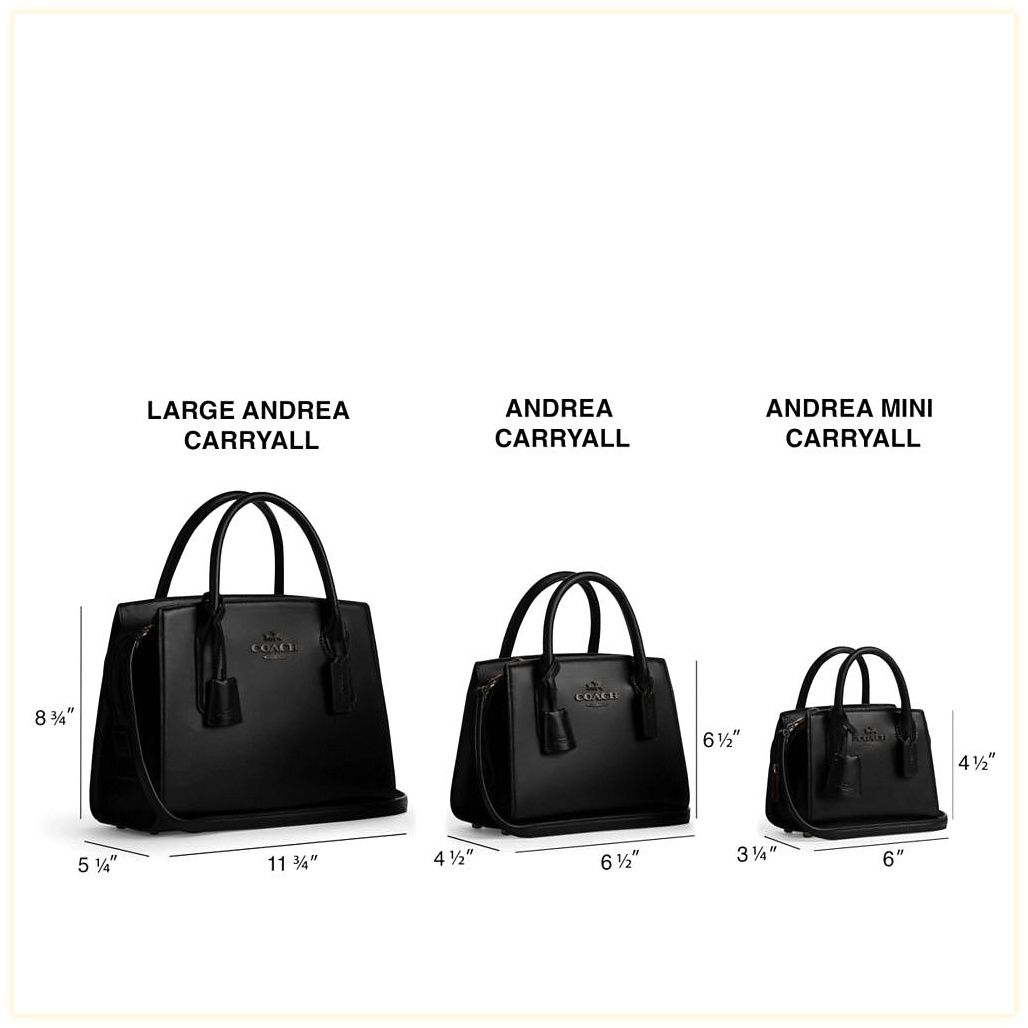 코치 Andrea Carryall Bag In Signature Jacquard 이미지