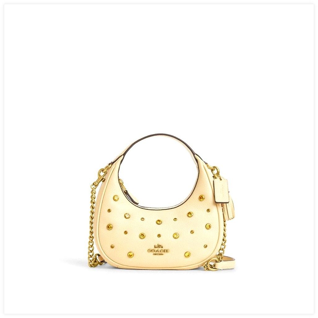 코치 Carmen Mini Crossbody Bag With Crystal 이미지