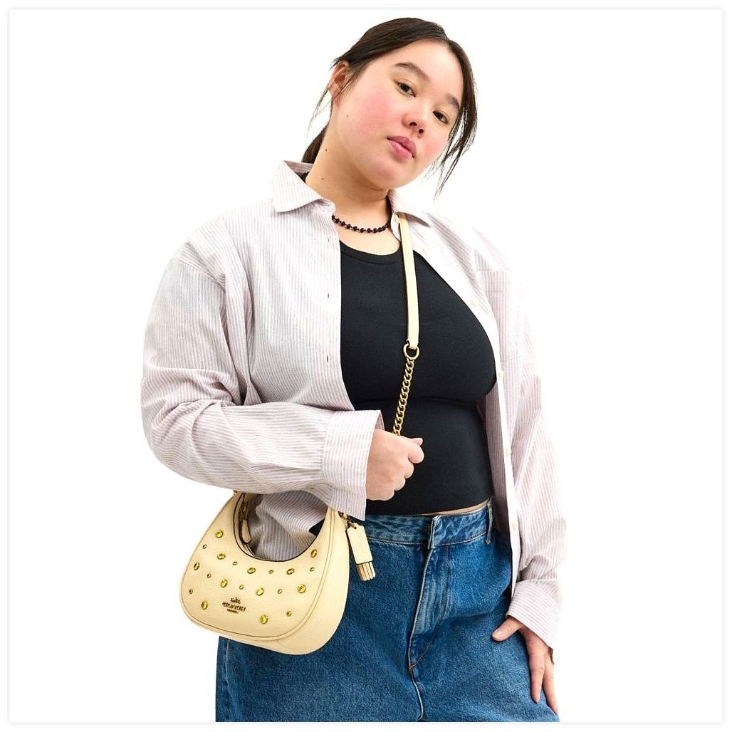 코치 Carmen Mini Crossbody Bag With Crystal 이미지
