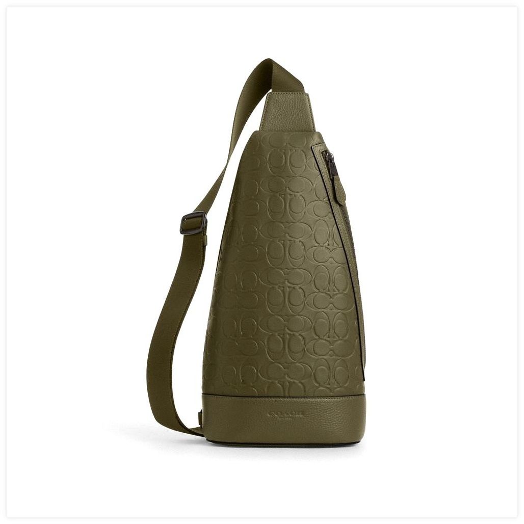 코치 Dominic Sling Pack In Signature Leather 이미지