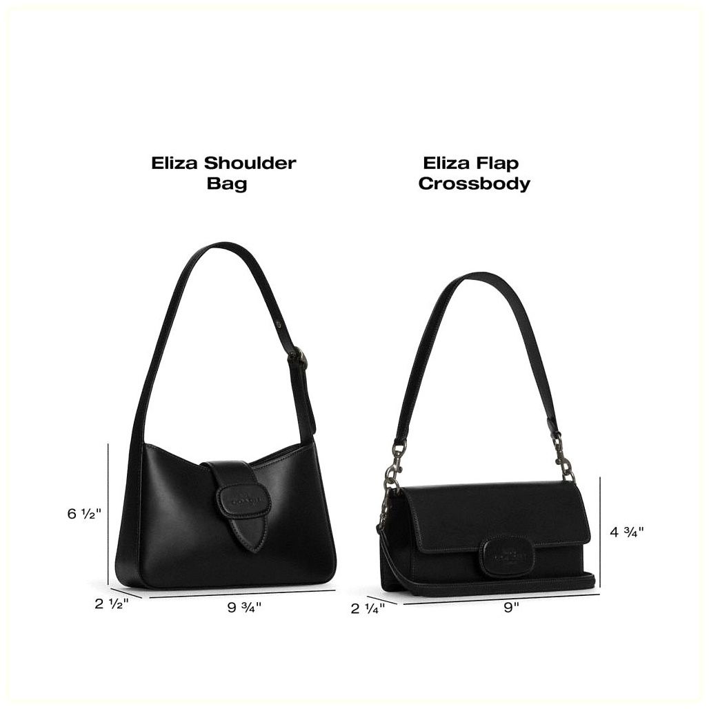 코치 Eliza Shoulder Bag In Signature Denim 이미지