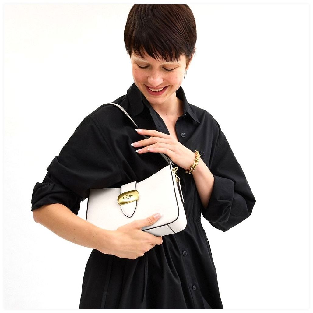 코치 Eliza Shoulder Bag With Zipper Closure 이미지