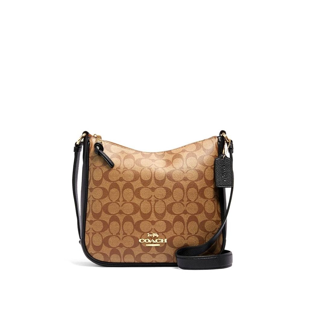 코치 Ellie File Bag In Signature Canvas 이미지