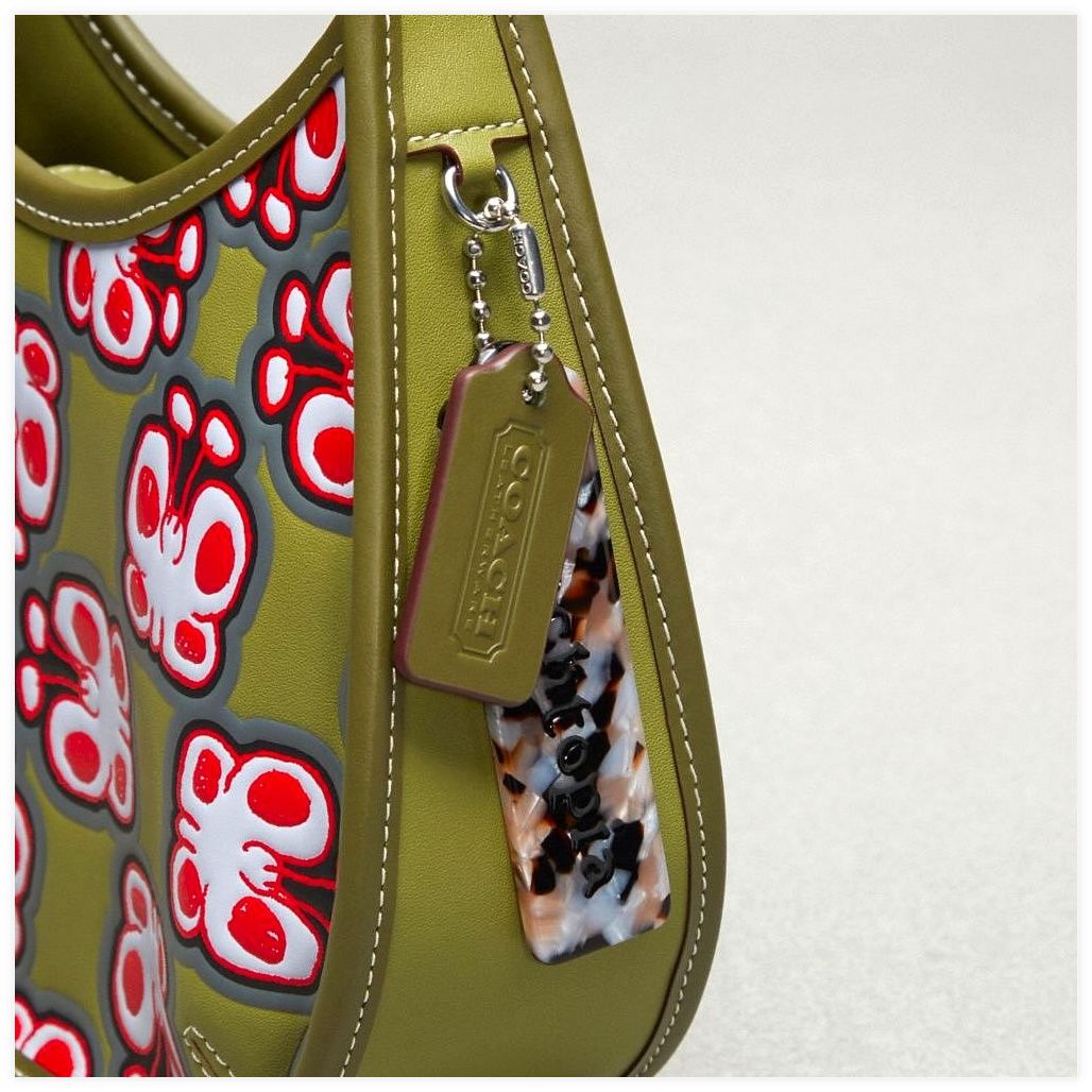 코치 Ergo Bag In Coachtopia Leather With Butterfly Print 이미지