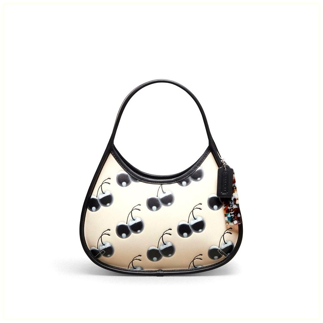 코치 Ergo Bag In Coachtopia Leather With Cherry Print 이미지