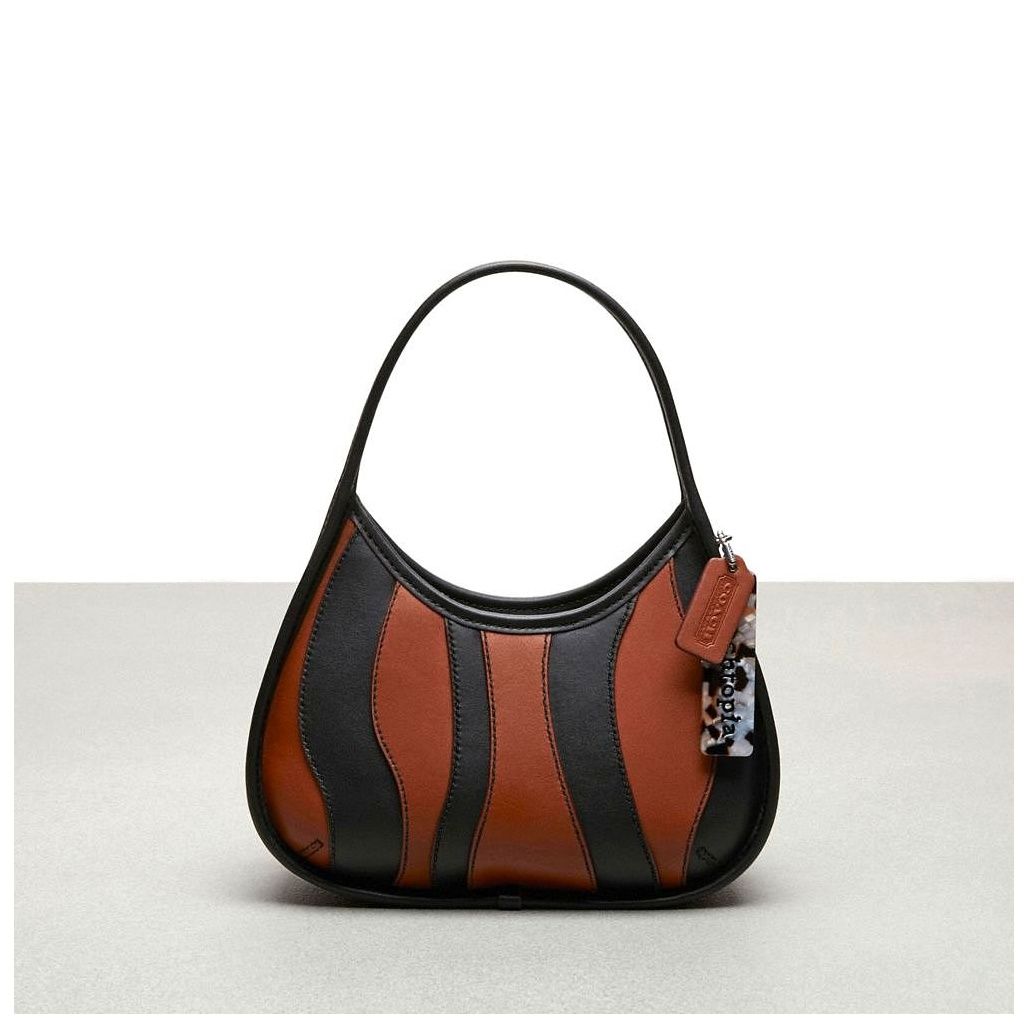 코치 Ergo Bag In Wavy Stripe Upcrafted Leather 이미지