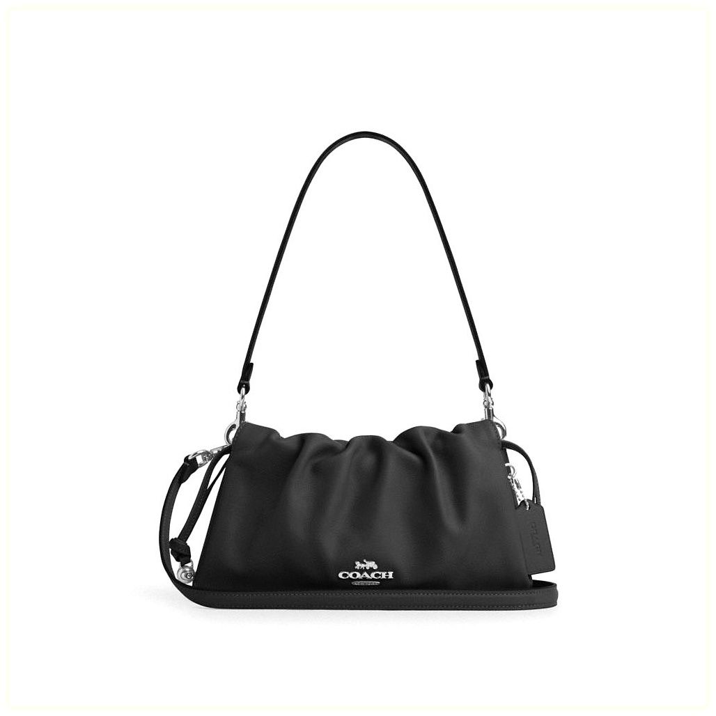 코치 Faye Shoulder Bag With Ruching 이미지