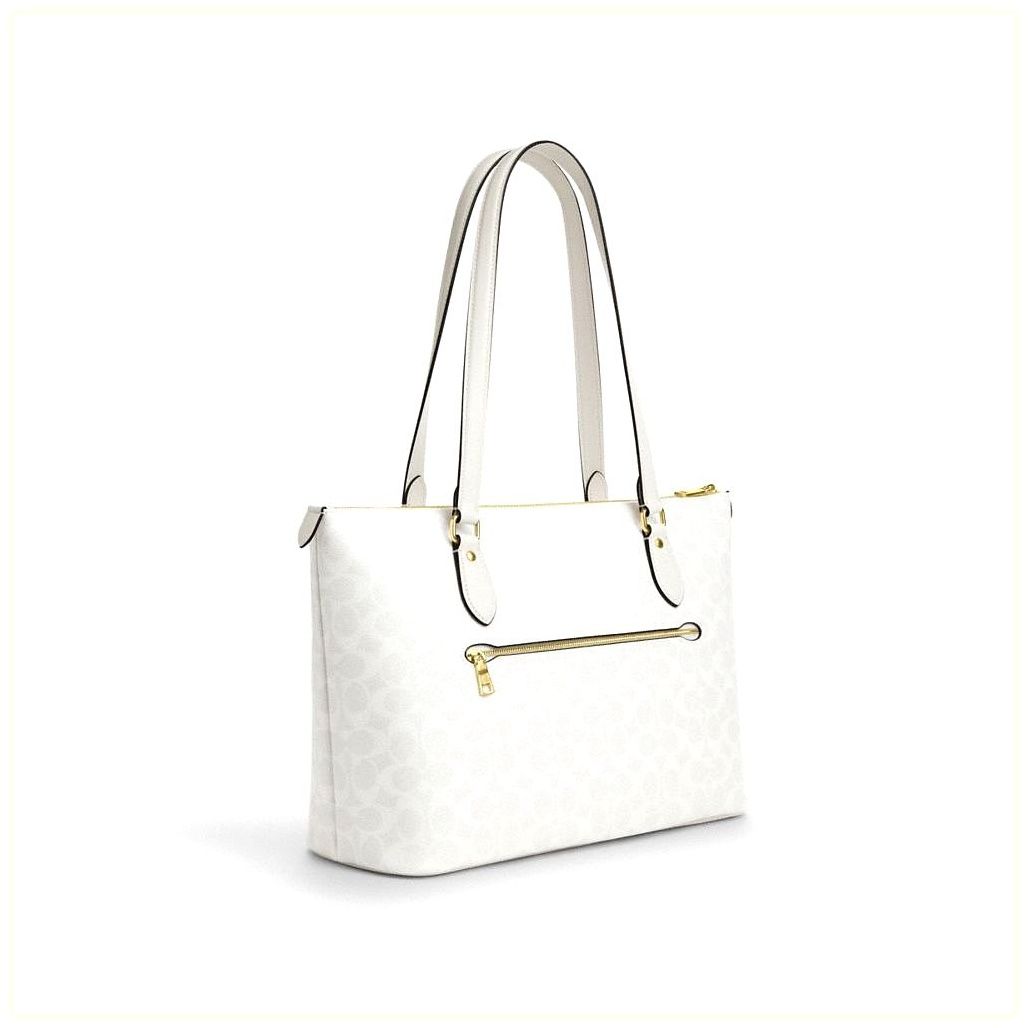 코치 Gallery Tote Bag In Signature Canvas 이미지