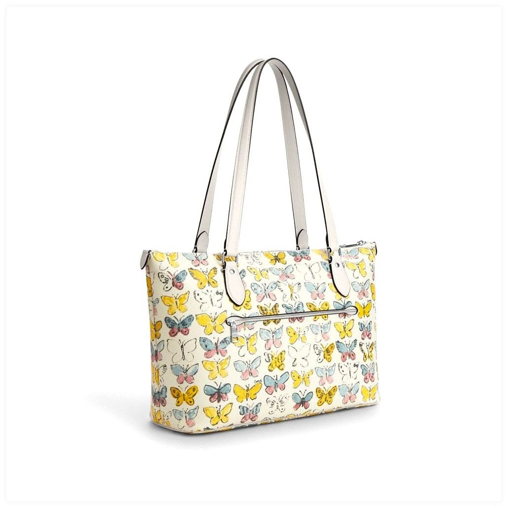 코치 Gallery Tote Bag With Butterfly Print 이미지