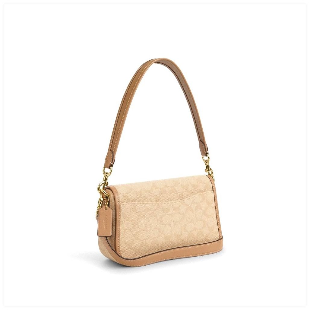 코치 Hadley Shoulder Bag With Signature Canvas 이미지
