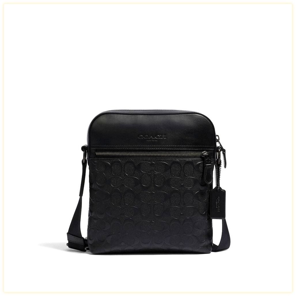 코치 Houston Flight Bag In Signature Leather 이미지