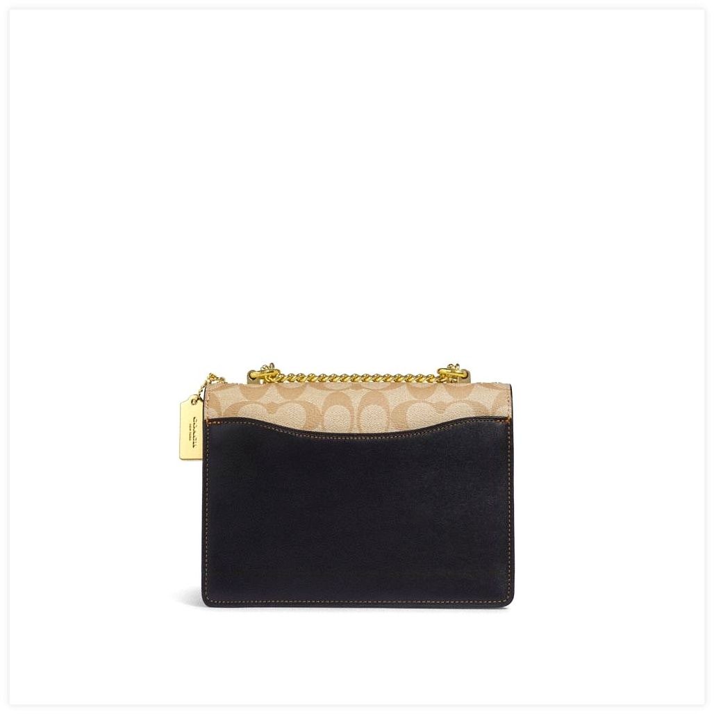 코치 Klare Crossbody Bag In Blocked Signature Canvas 이미지