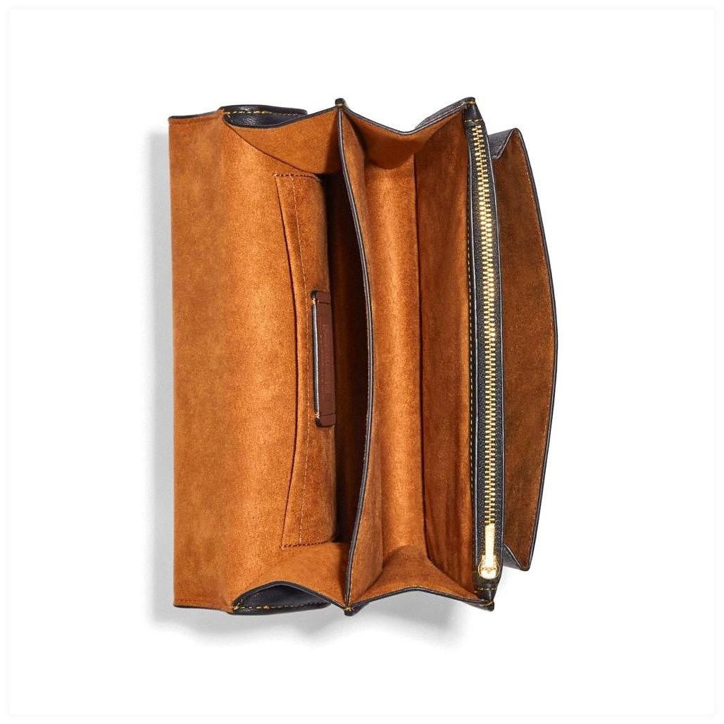 코치 Klare Crossbody Bag In Blocked Signature Canvas 이미지