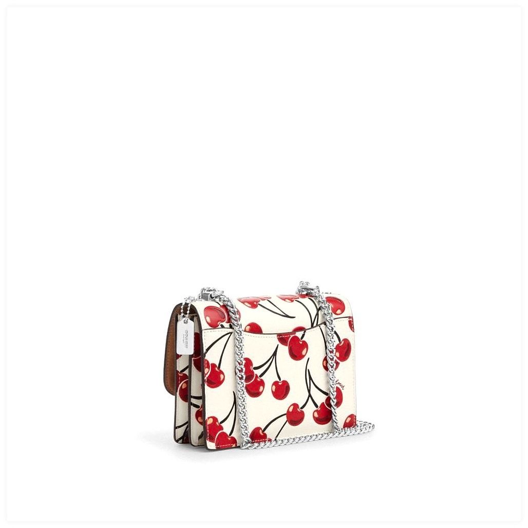 코치 Mini Klare Crossbody Bag With Cherry Print 이미지
