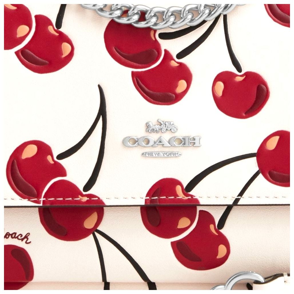 코치 Mini Klare Crossbody Bag With Cherry Print 이미지