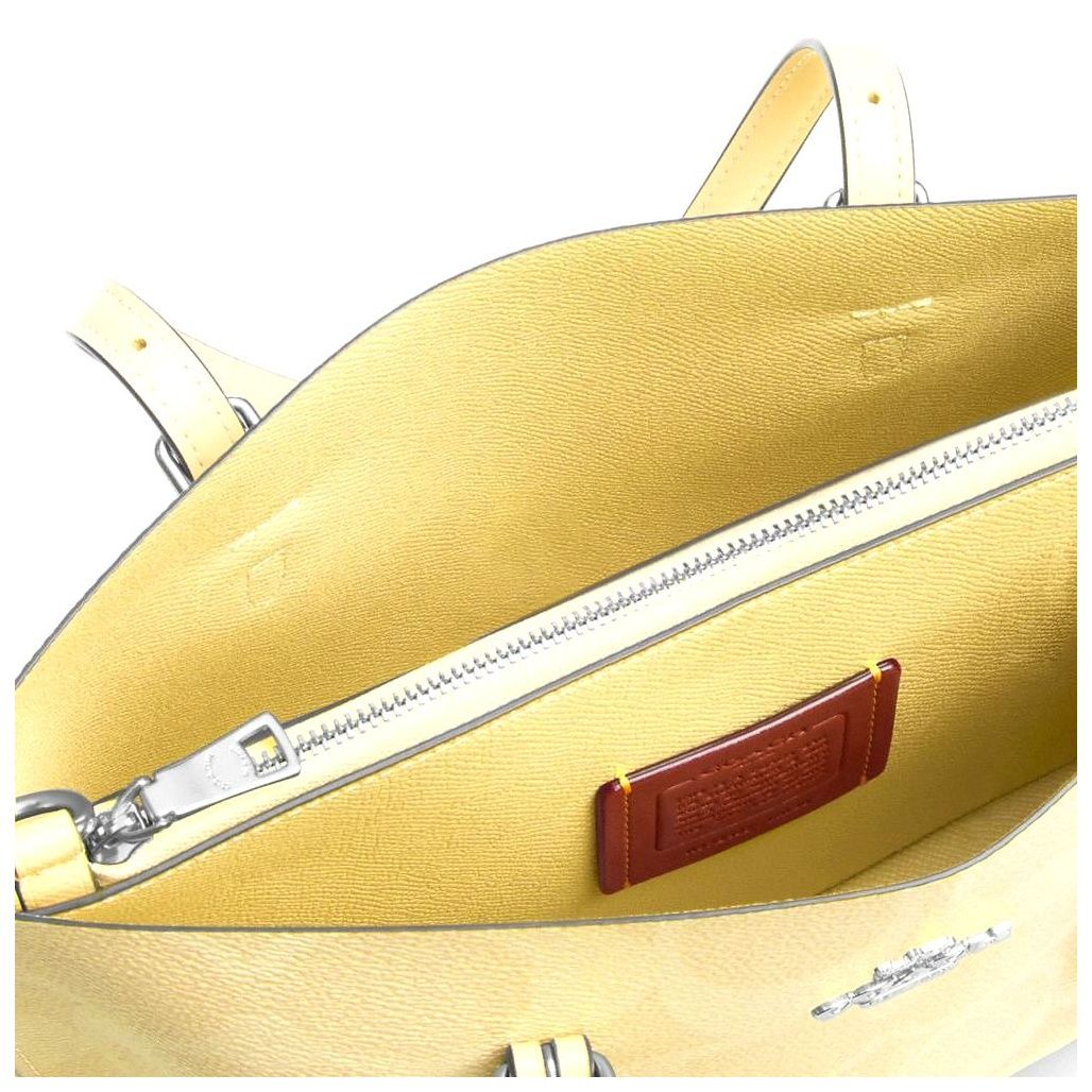 코치 Mollie Tote Bag 25 In Signature Canvas 이미지