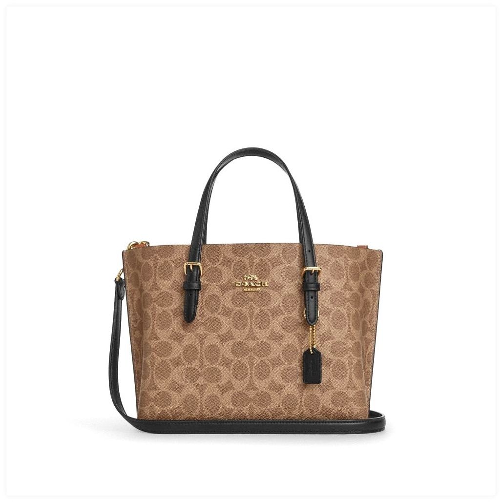 코치 Mollie Tote Bag 25 In Signature Canvas 이미지