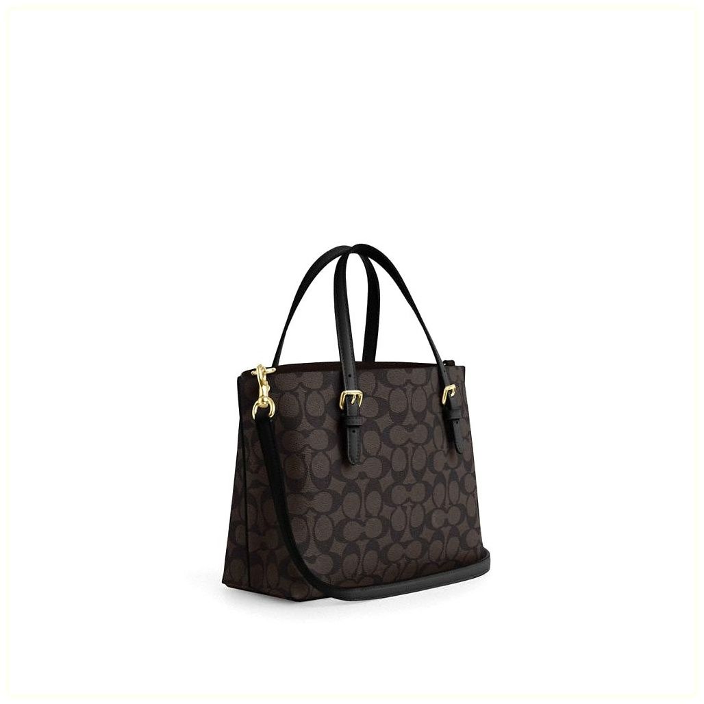 코치 Mollie Tote Bag 25 In Signature Canvas 이미지