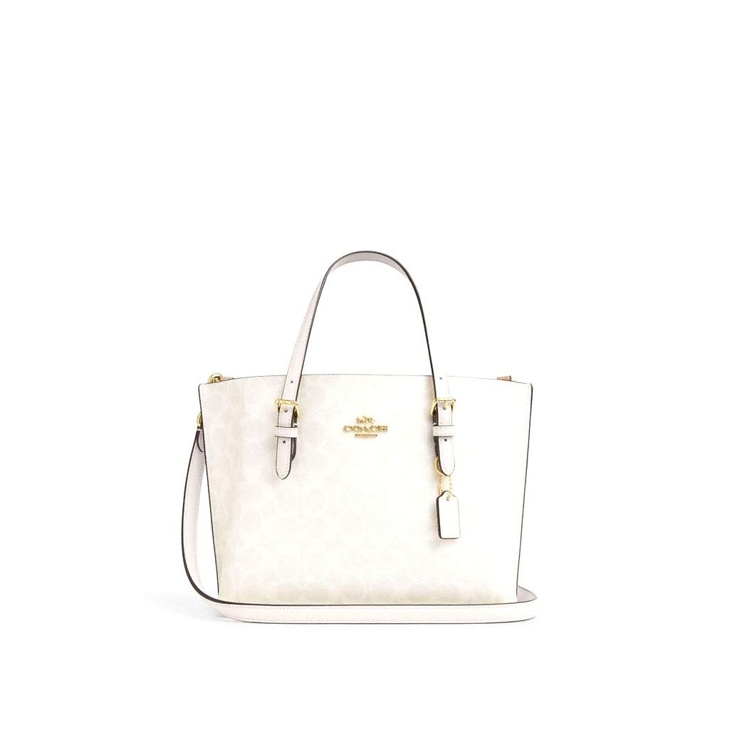 코치 Mollie Tote Bag 25 In Signature Canvas 이미지
