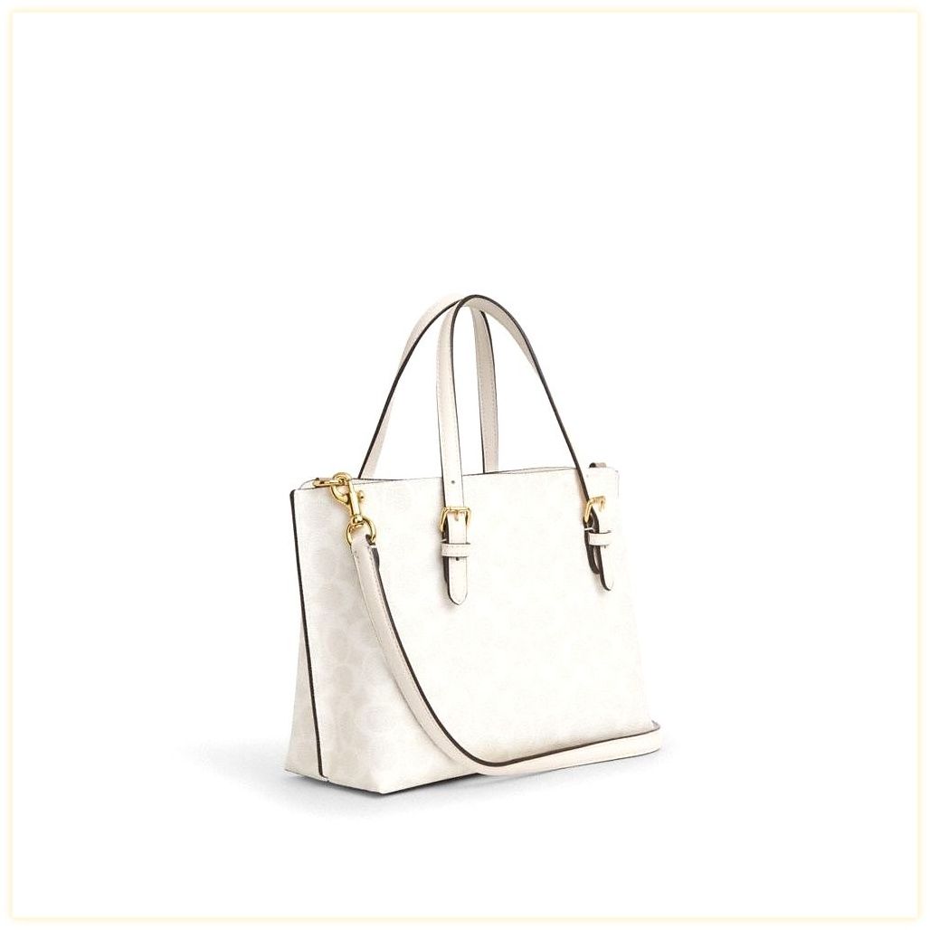코치 Mollie Tote Bag 25 In Signature Canvas 이미지