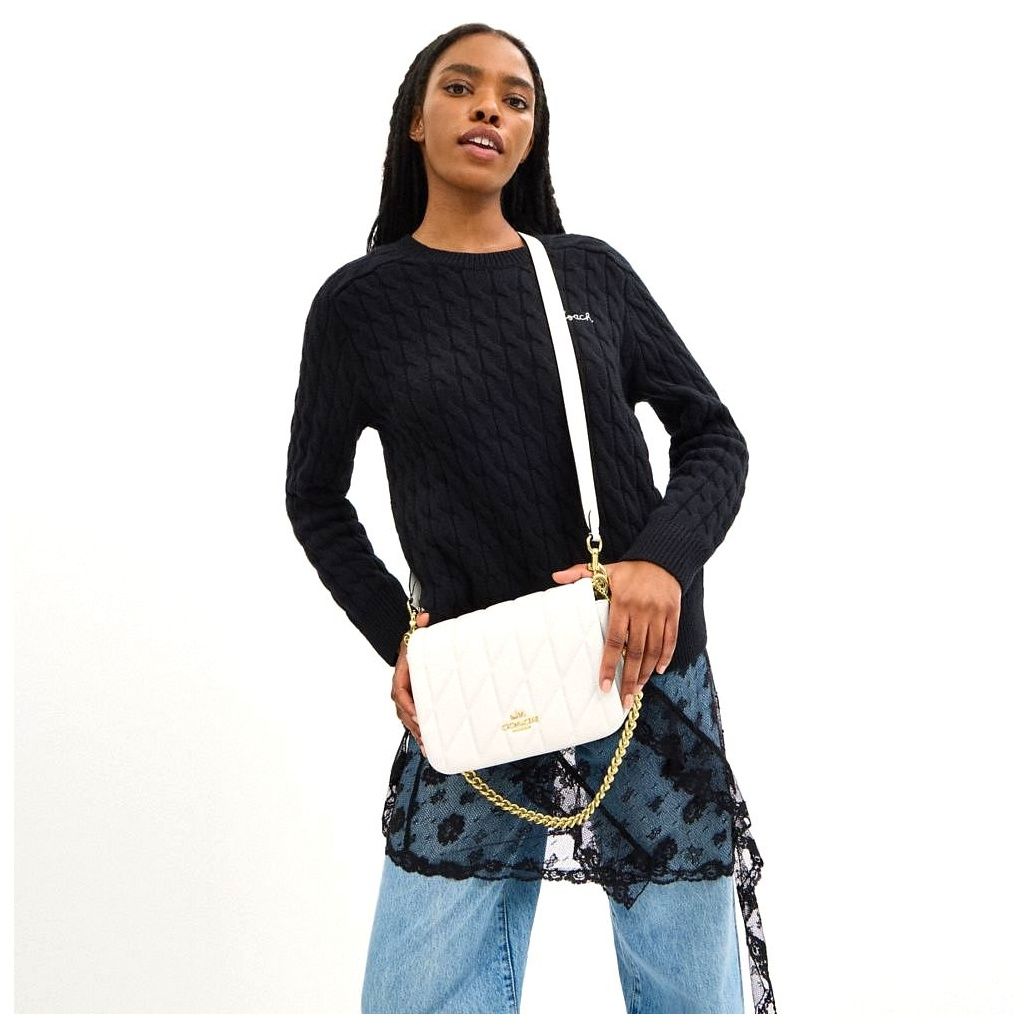 코치 Quinn Bag With Quilting 이미지