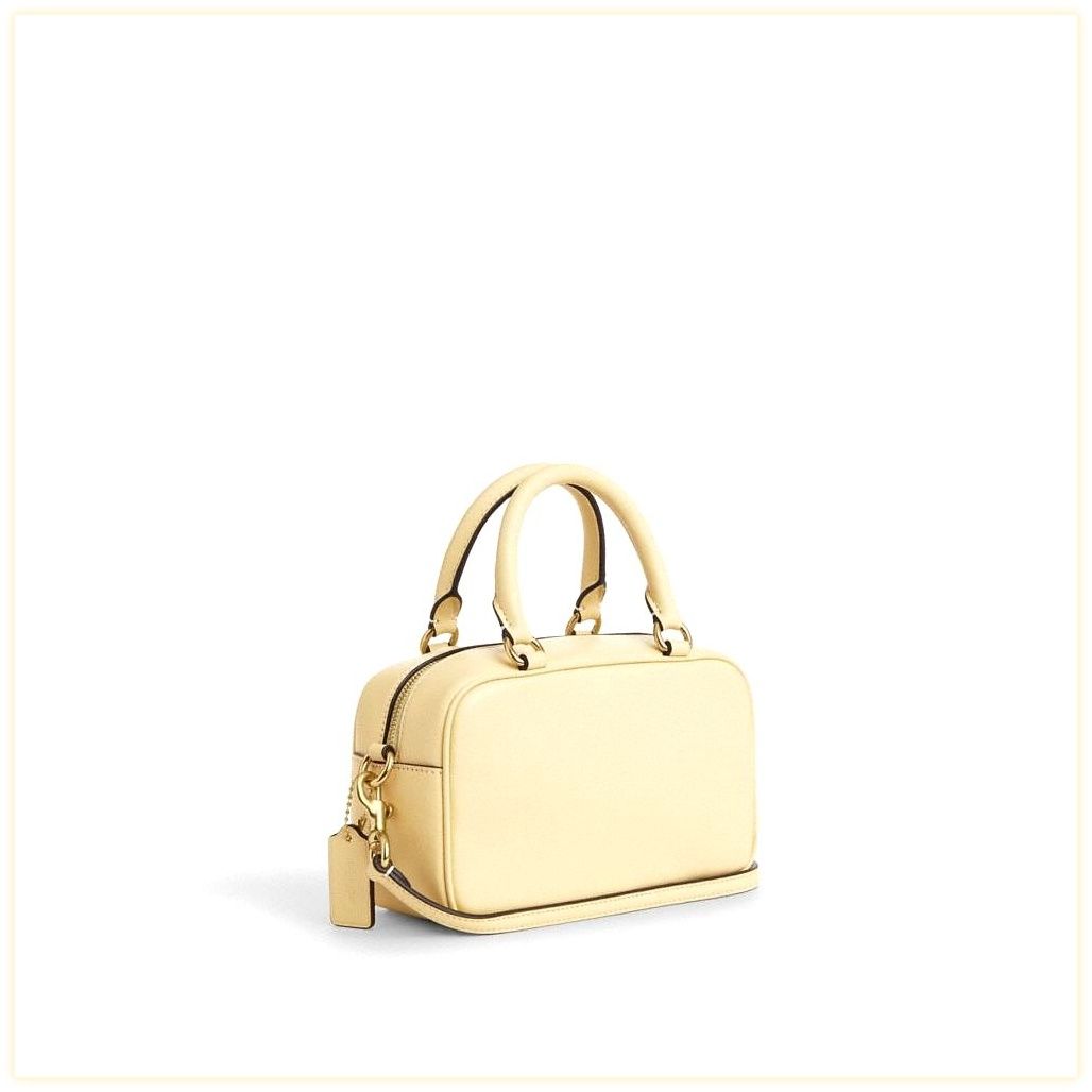 코치 Satchel Crossbody Bag With Floral Applique 이미지