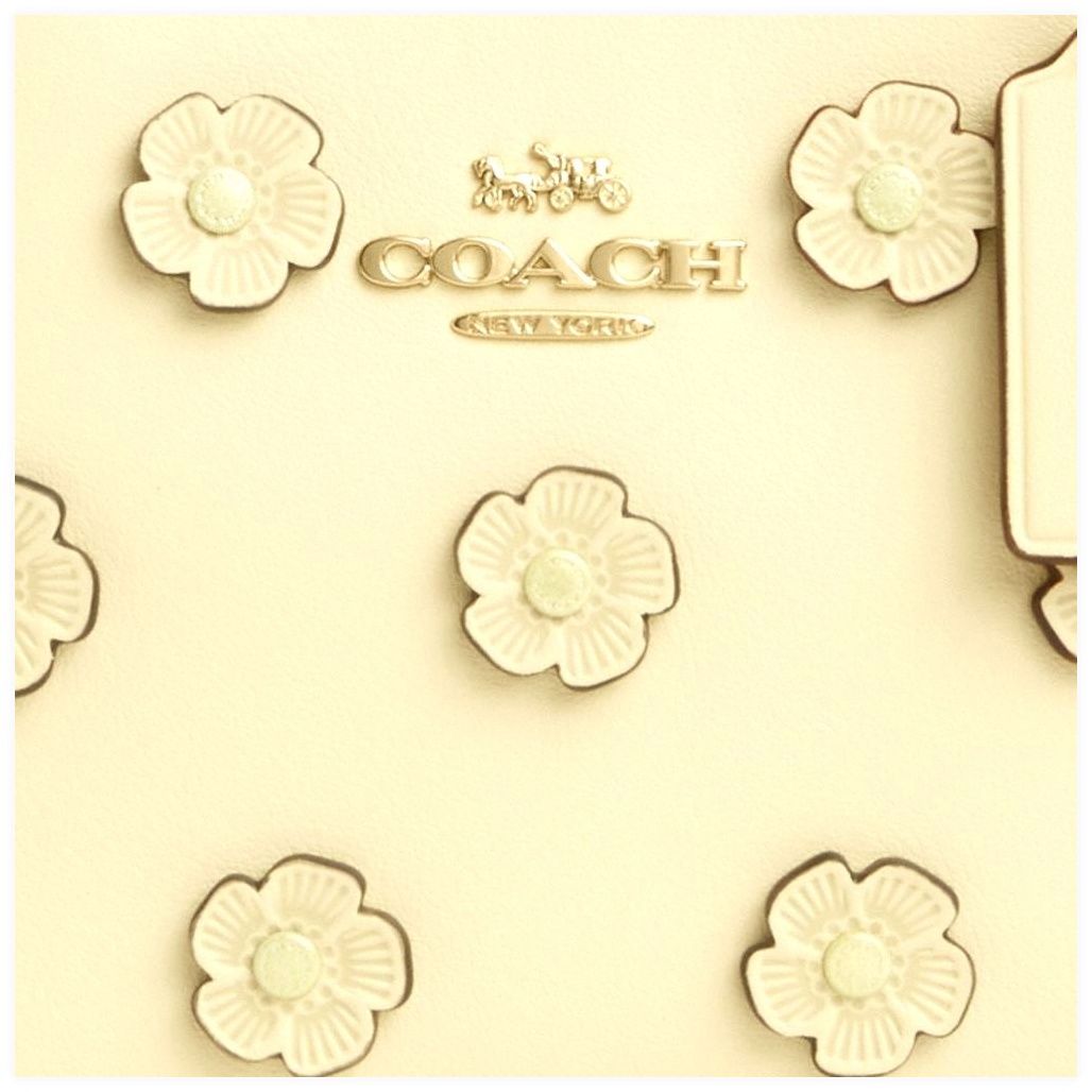 코치 Satchel Crossbody Bag With Floral Applique 이미지
