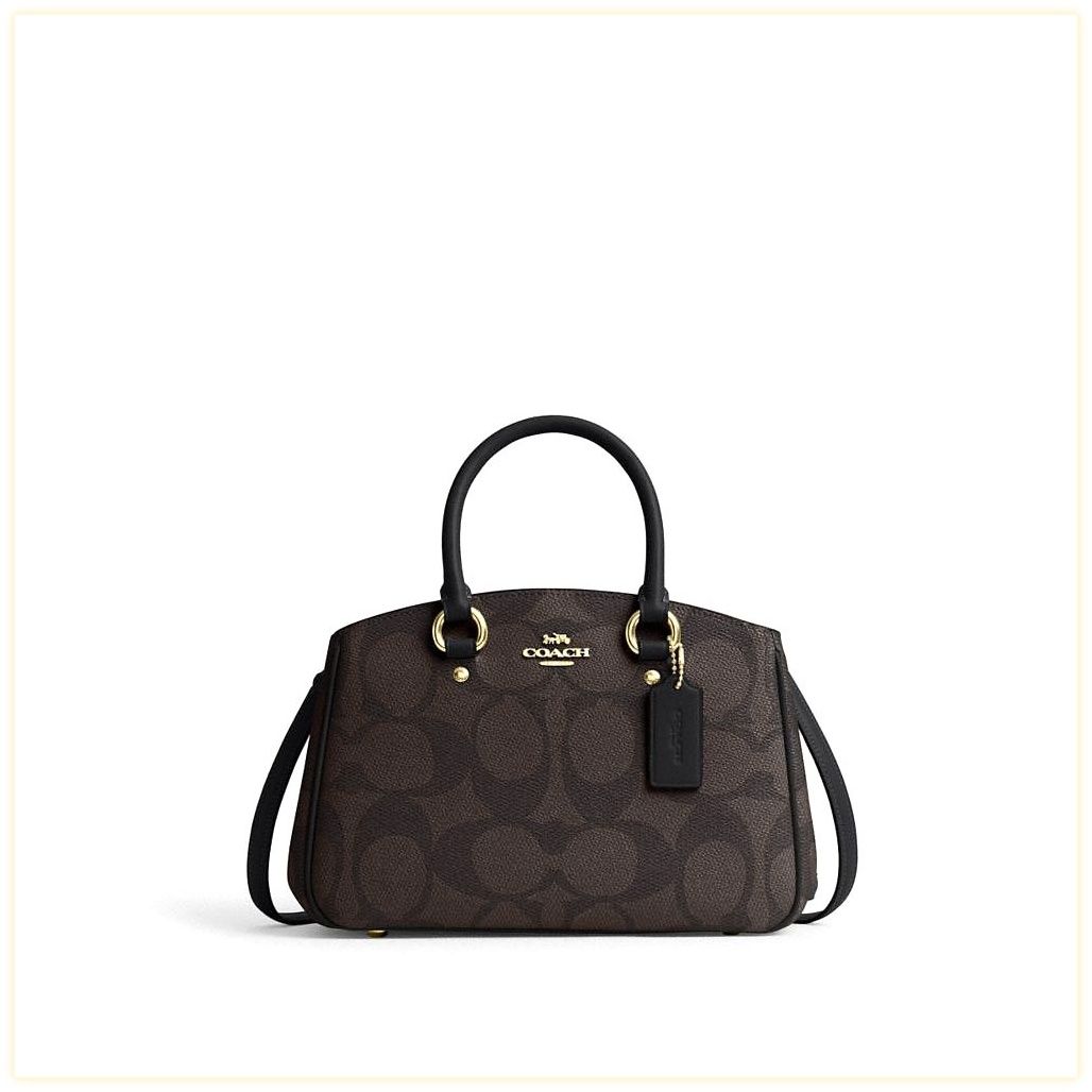 코치 Savannah Small Carryall Bag In Signature Canvas 이미지