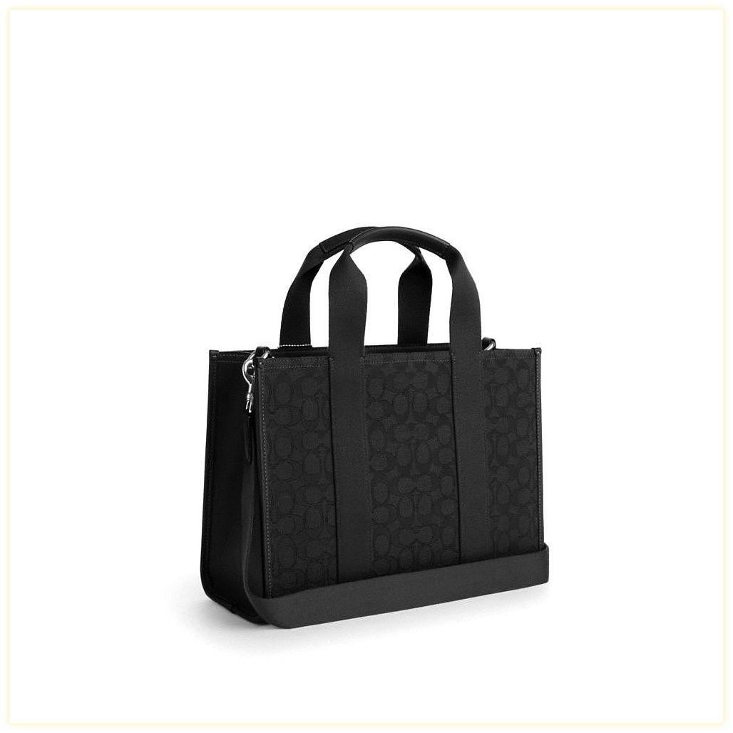 코치 Smith Tote Bag In Signature Jacquard 이미지