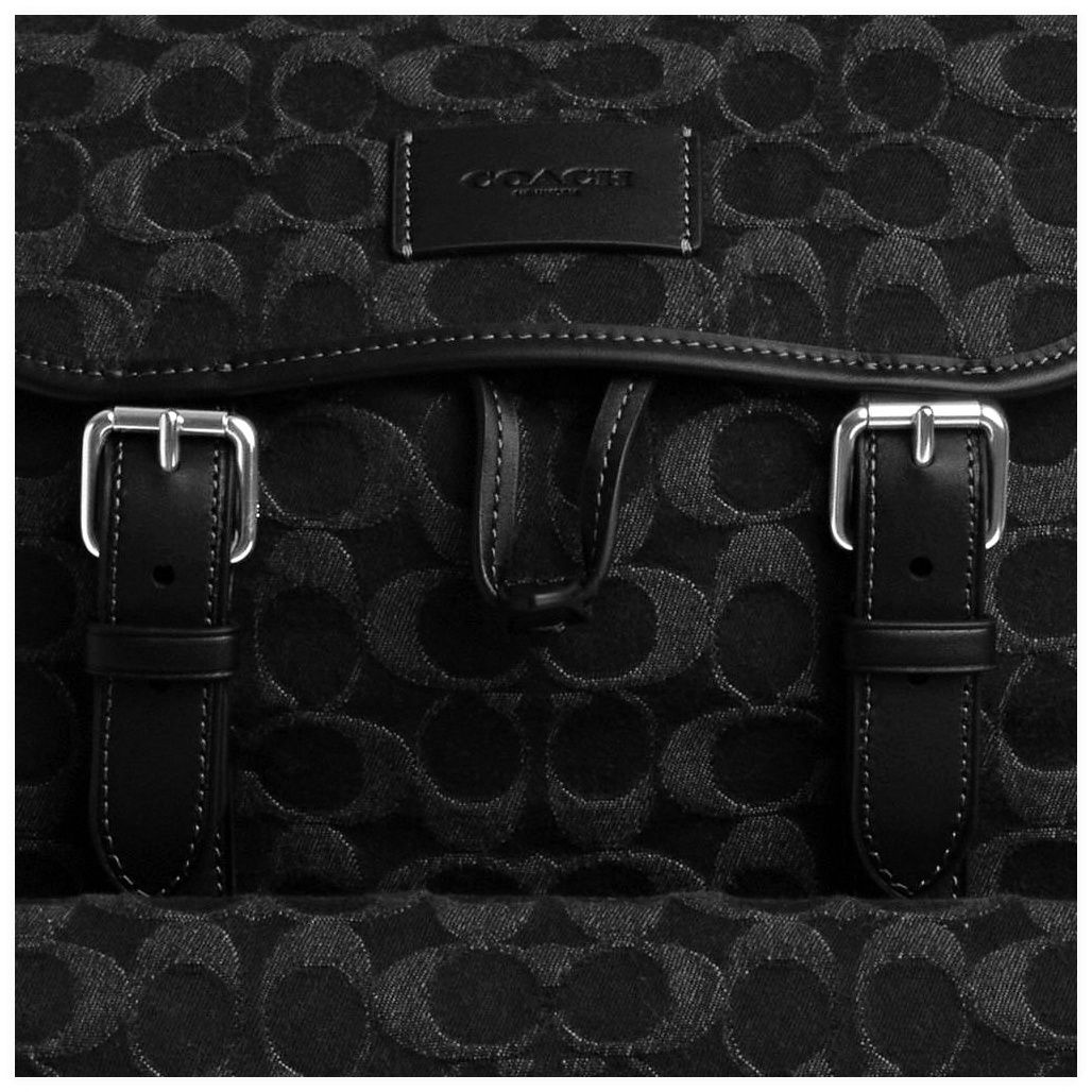 코치 Sprint Backpack In Signature Denim 이미지