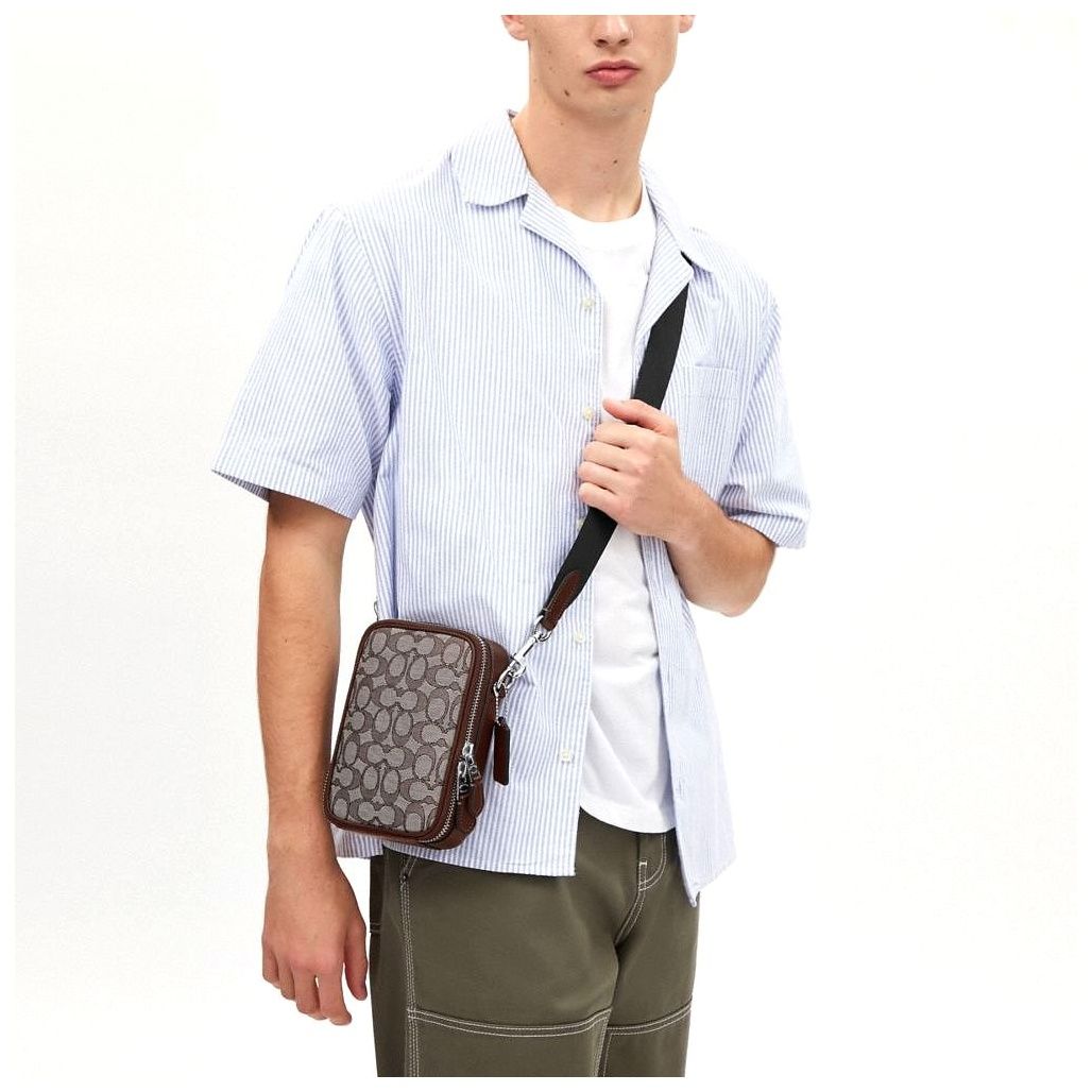 코치 Stanton Crossbody In Signature Jacquard 이미지