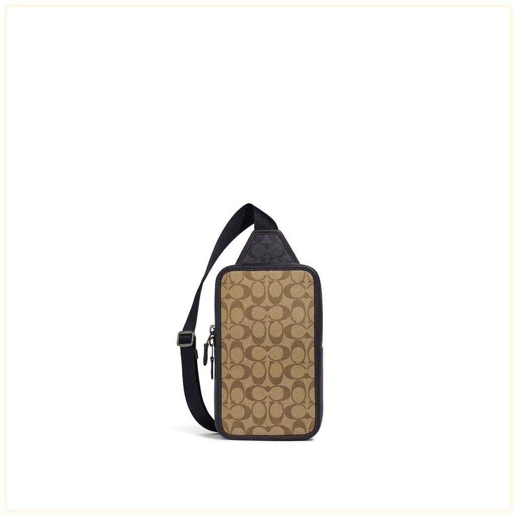 코치 Sullivan Pack In Blocked Signature Canvas 이미지