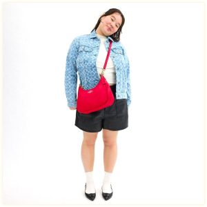 코치 테리 호보백 CV935 골드/볼드 레드: 60% 할인 득템 후기! 20대 여자 가방 추천 이미지
