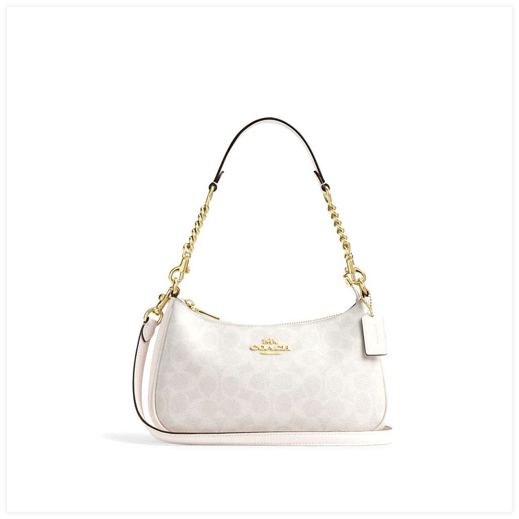 코치 Teri Shoulder Bag In Signature Canvas 이미지