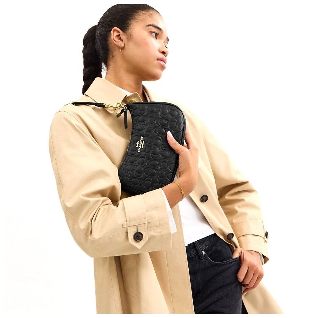 코치 Teri Shoulder Bag In Signature Leather 이미지