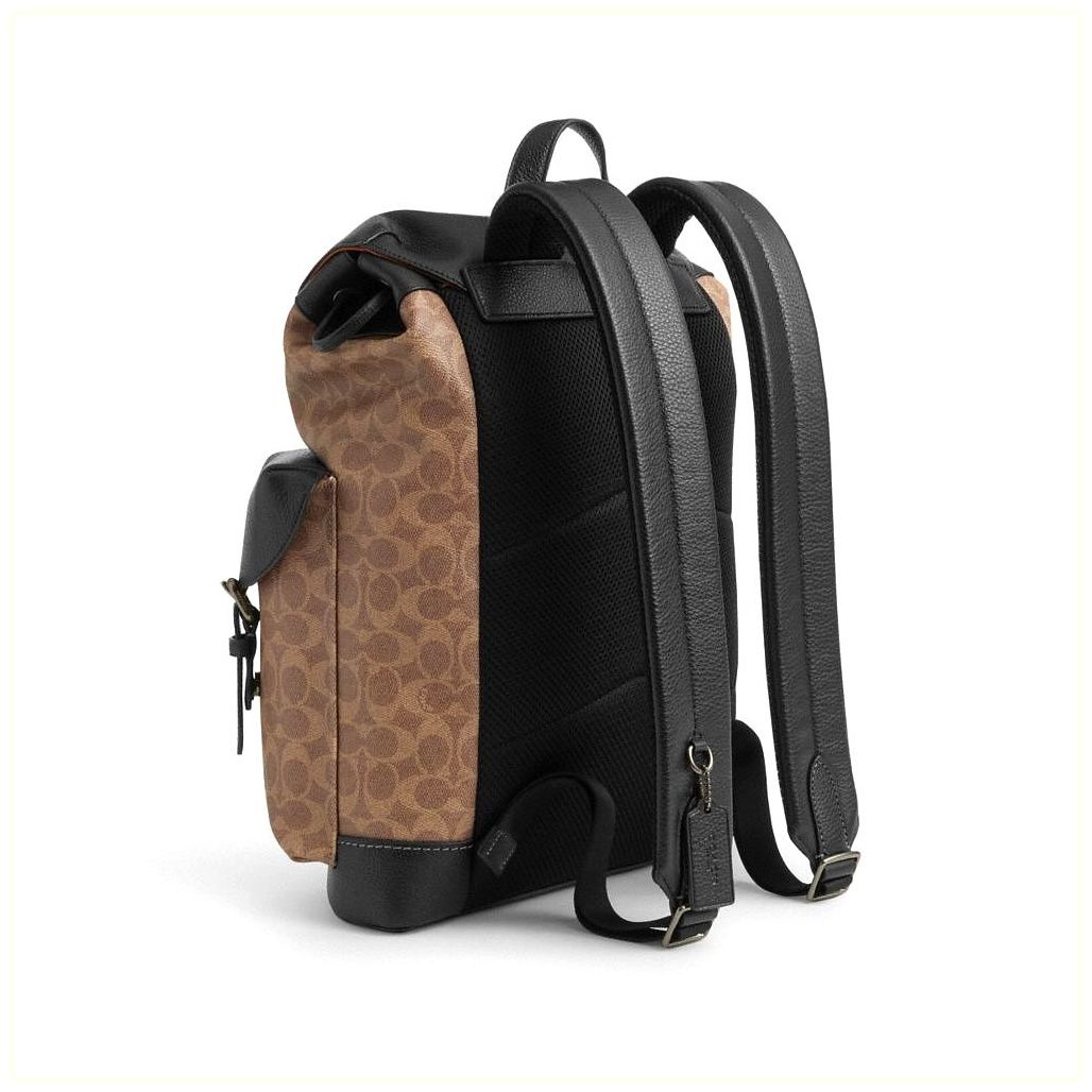 코치 Warner Backpack In Signature Canvas 이미지