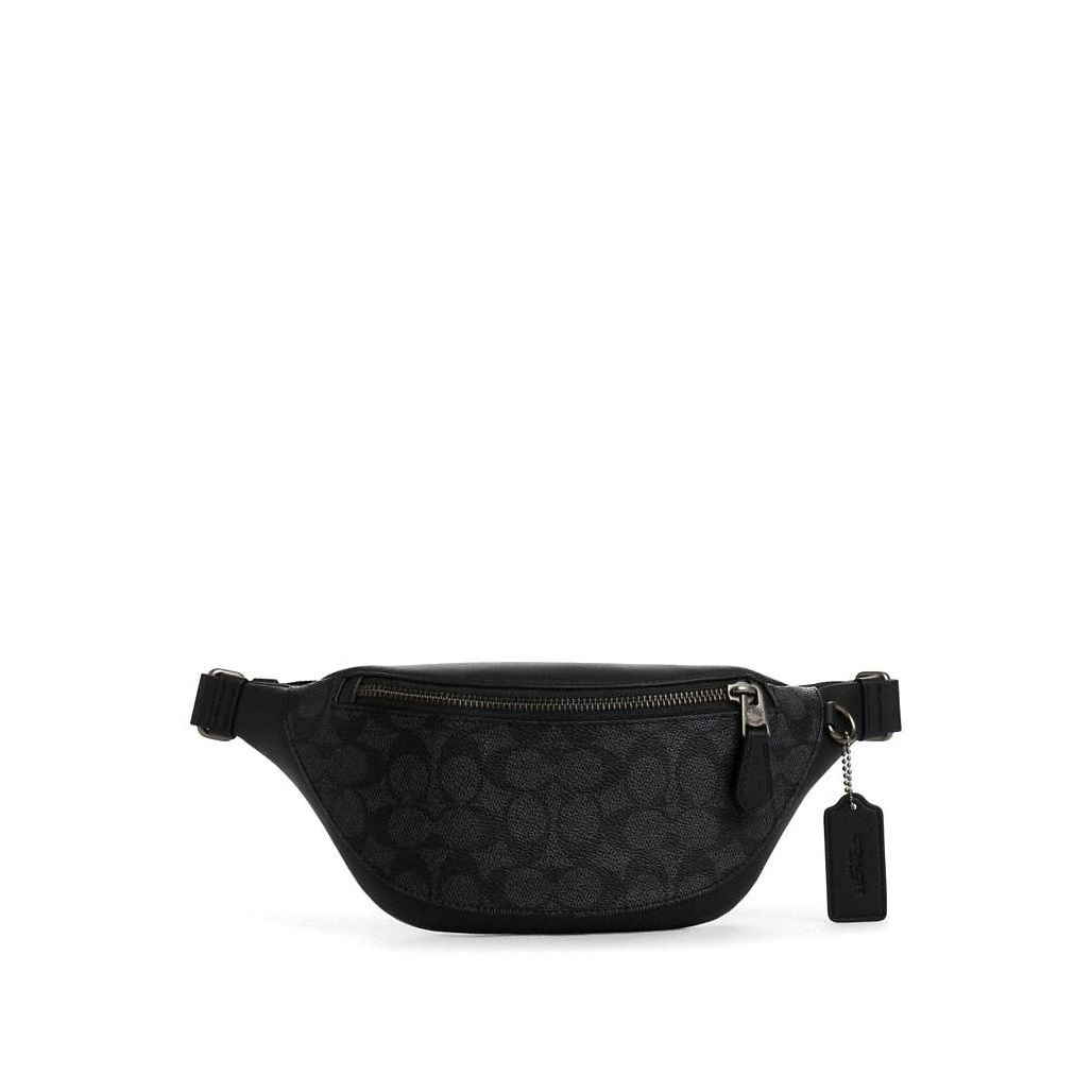 코치 Warren Mini Belt Bag In Signature Canvas 이미지