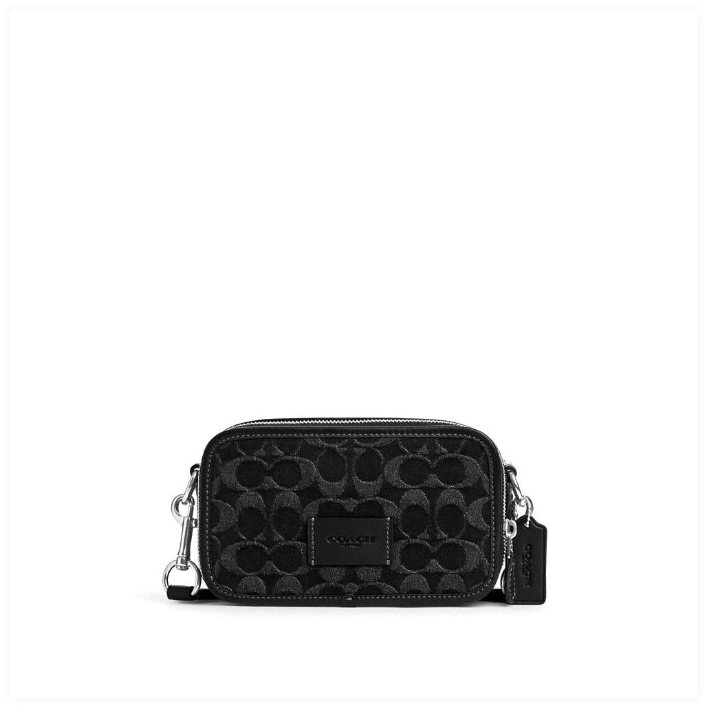 코치 Wyatt Crossbody Bag In Signature Denim 이미지