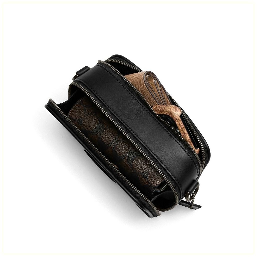 코치 Wyatt Crossbody Bag In Signature Denim 이미지