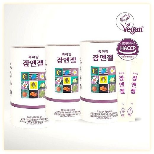 한방울 흑하랑 잠엔젤 3박스(90포), 15g, 90개 이미지