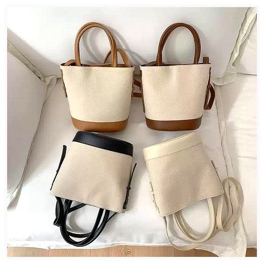 한소희 토트백 김건희 가방 대용량 토트백, 브라운 이미지