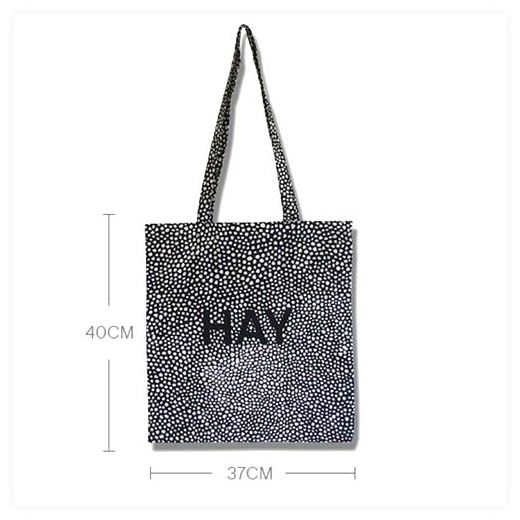 헤이 HAY 에코백 쇼핑백 코튼 토트백, Dots 이미지