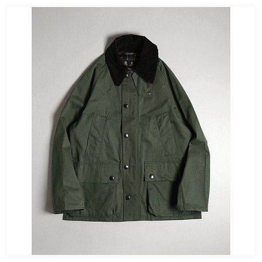 바버 Barbour 오버사이즈 피치스킨 비데일 캐쥬얼 PEACHED BEDALE CASUAL 논왁스 재킷 블루종, GRN(col.24..., 40 이미지
