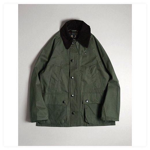 바버 Barbour 오버사이즈 피치스킨 비데일 캐쥬얼 PEACHED BEDALE CASUAL 논왁스 재킷 블루종, GRN(col.24..., 40 이미지