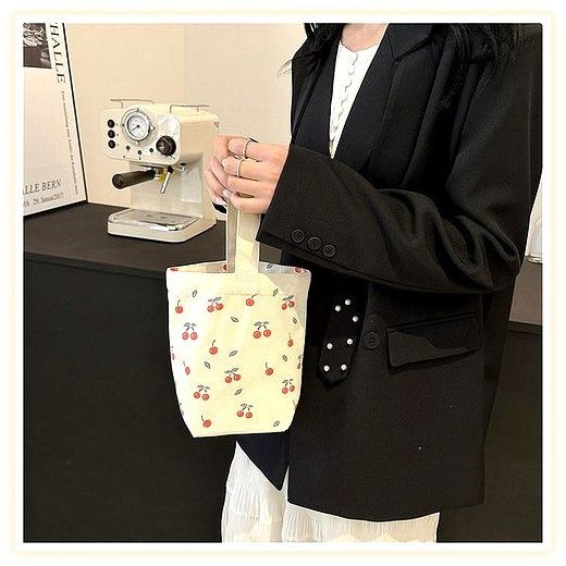오눌루 데일리 미니백 2종 감성 핸드 파우치 손가방, A-체리 이미지