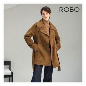 로보 24FW 스웨이드 하프코트 솔직 후기: 여자 겨울 코트 추천, 명품 스웨이드 자켓, 20대 30대 여성 패션 이미지